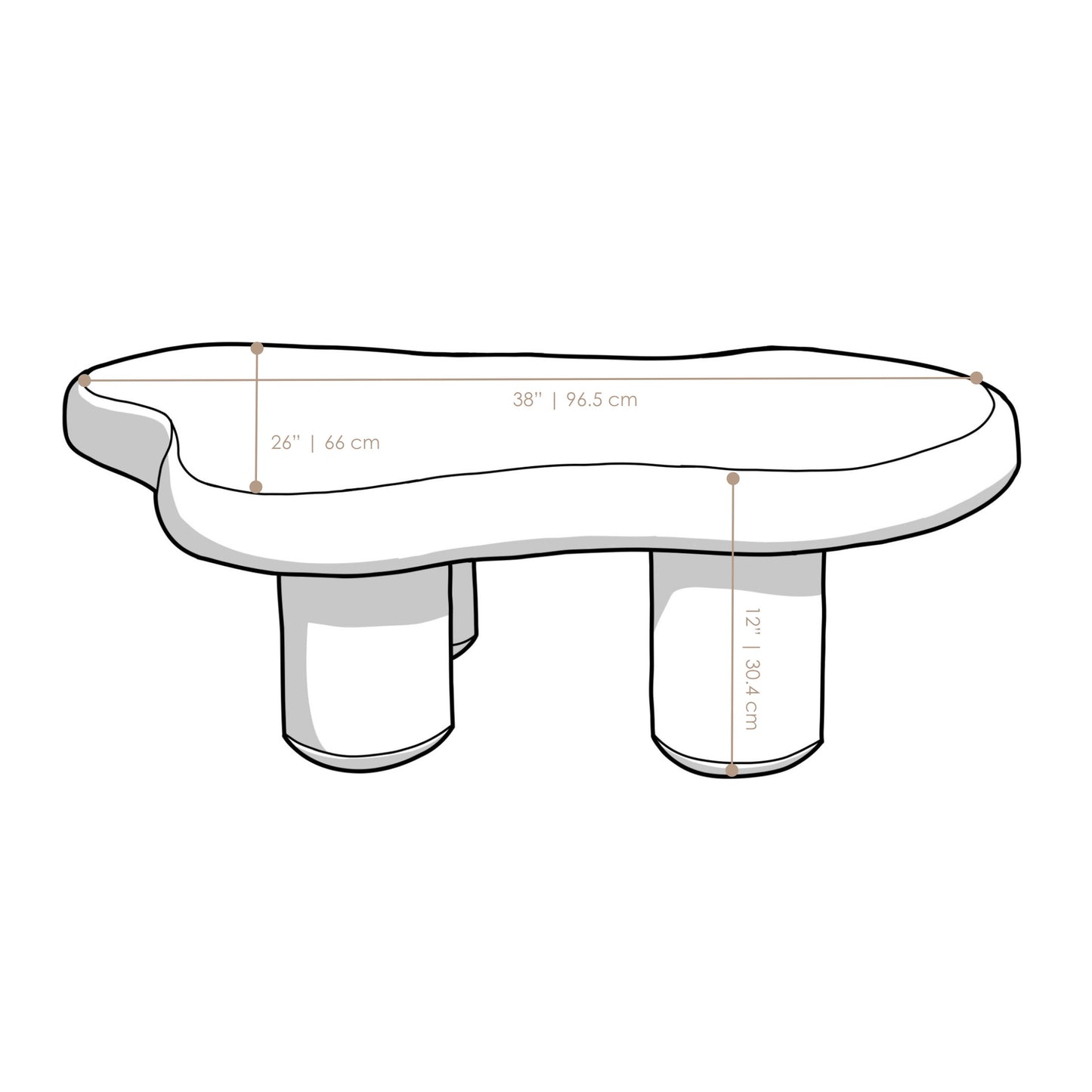 Irregular Coffee Table